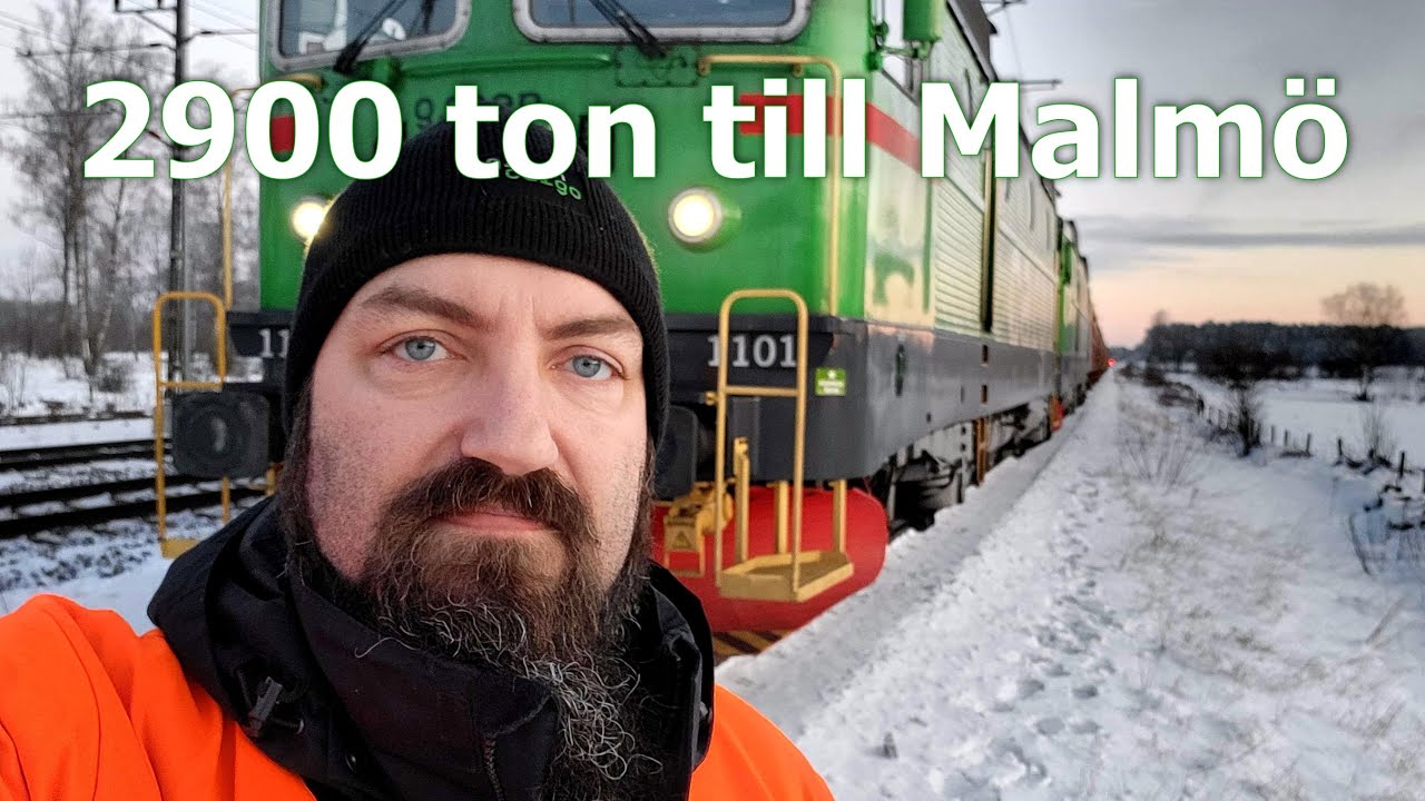 2900 Ton till Malmö︱Livet som Lokförare