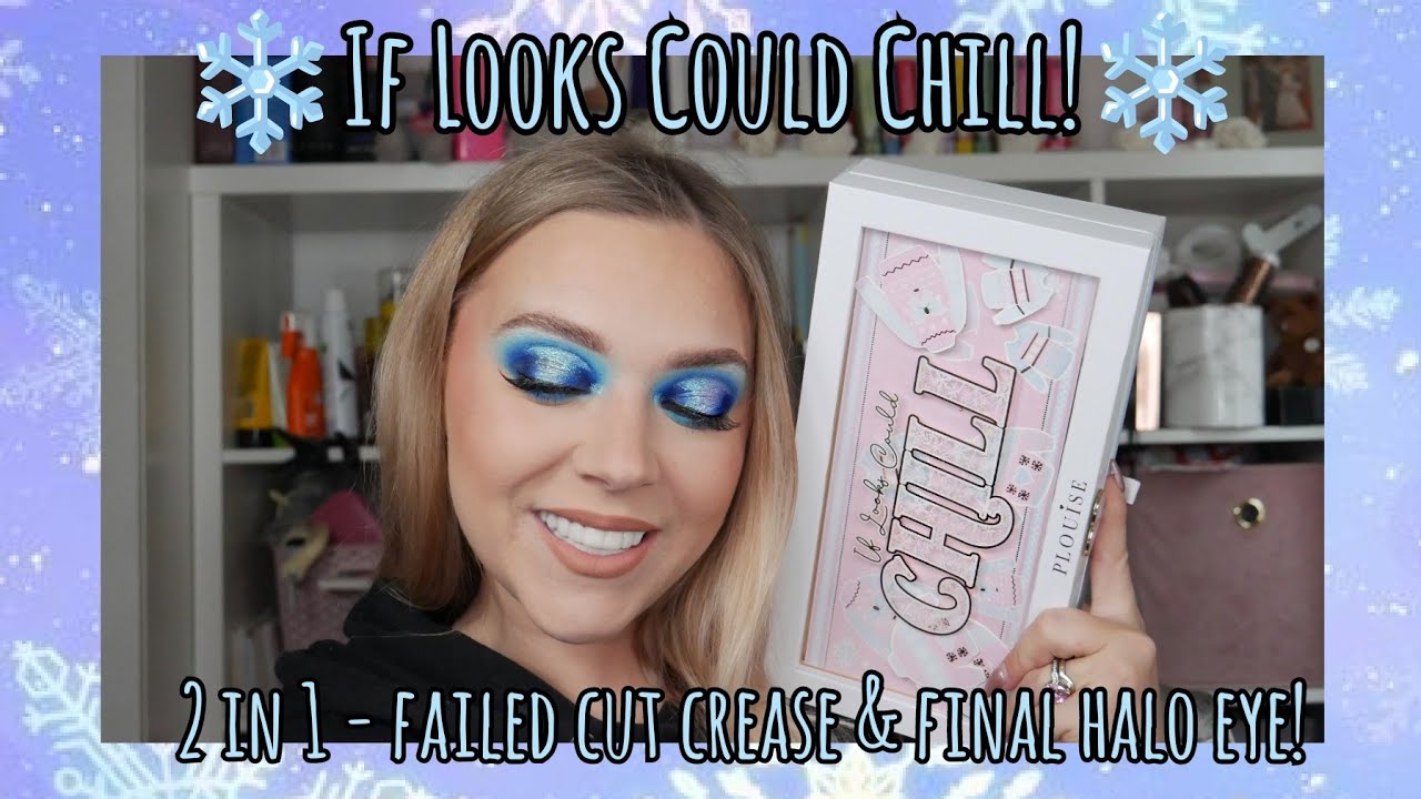 ❄️IF LOOKS COULD CHILL!❄️ NEW P.Louise Winter Palette!! Failed cut crease & final halo eye!!