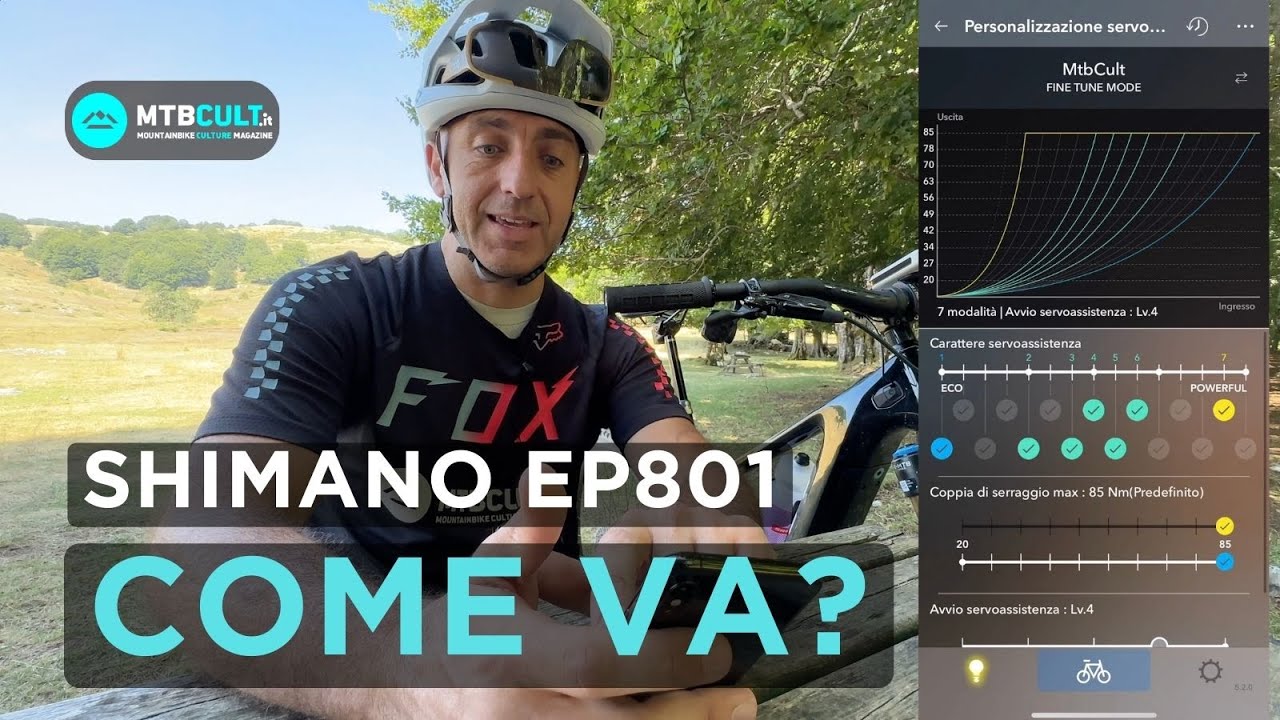 Lo Shimano EP801 e i suoi 15 livelli di assistenza