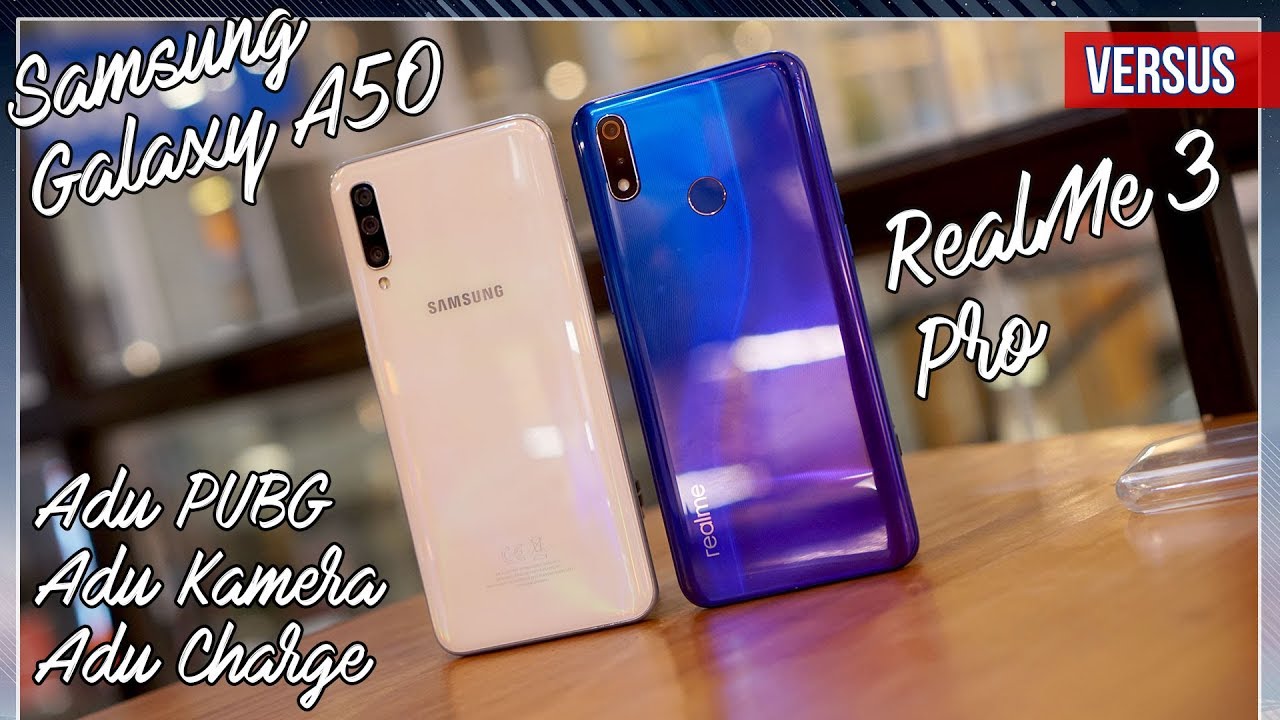 RealMe 3 Pro vs Samsung Galaxy A50 | Adu Kamera + PUBG