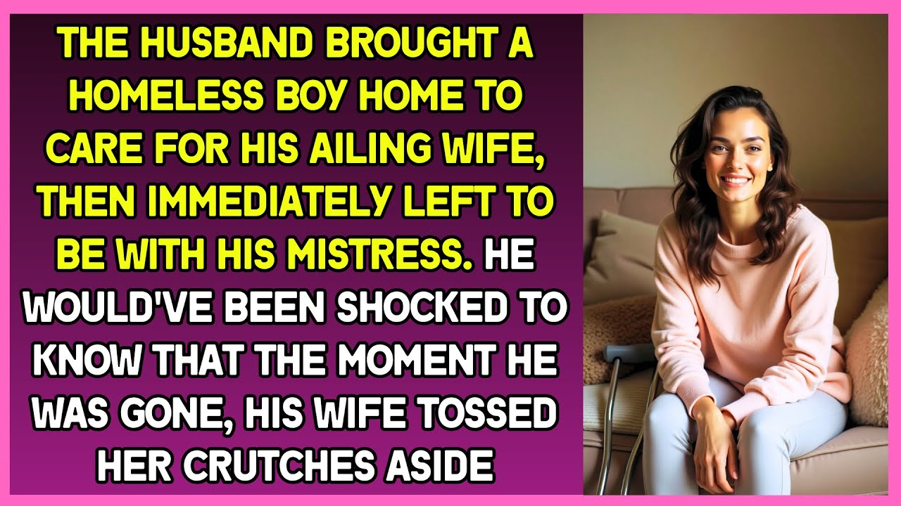 Husband brought homeless boy home to care for his ailing wife, then left to be with his mistress