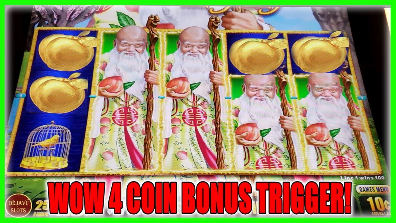 4 МОНЕТЫ ВЫПЛАЧЕНЫ НА ИГРОВОМ АВТОМАТЕ DRAGON LINK PEACE & LONG LIFE
