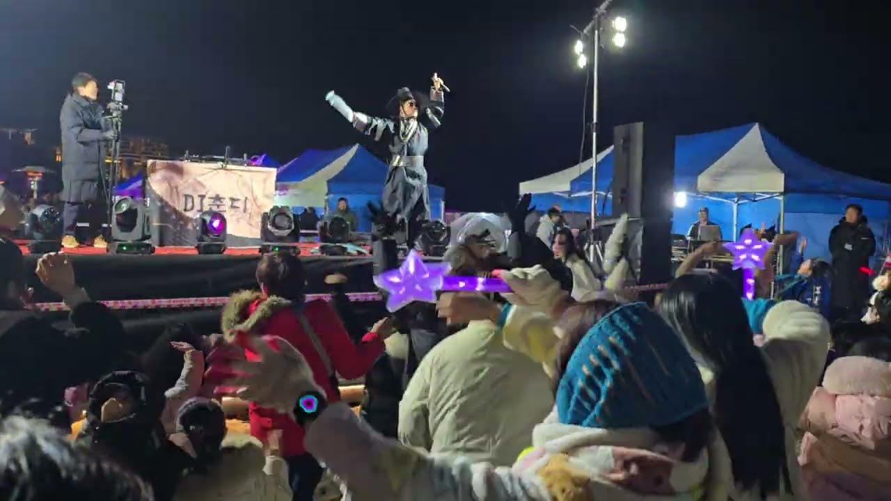 야간 EDM 공연(2)