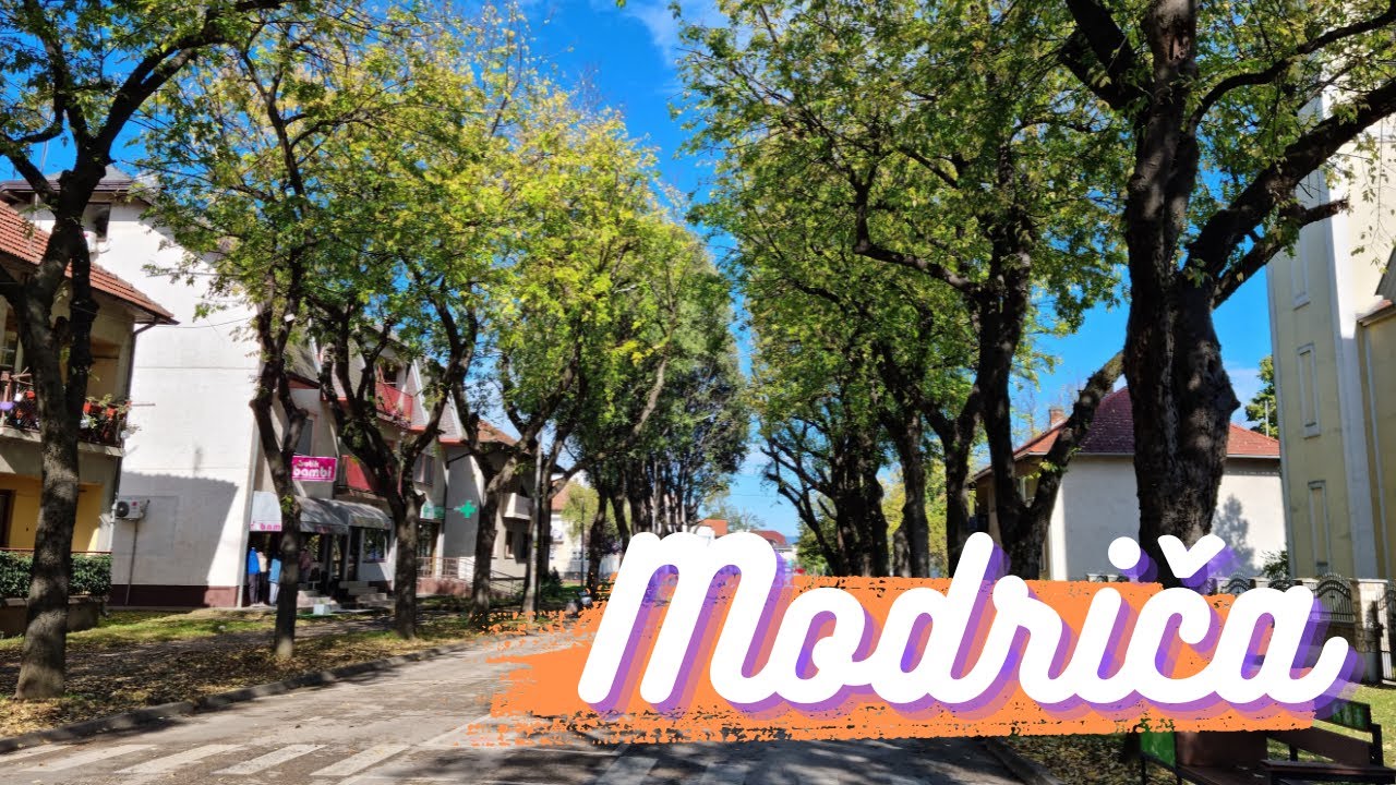 Modriča : Walking Tour (4K)