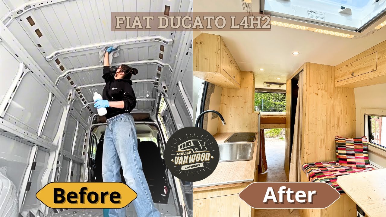 TIMELAPSE DE L'AMENAGEMENT D'UN FIAT DUCATO L4H2 / VAN CONVERSION