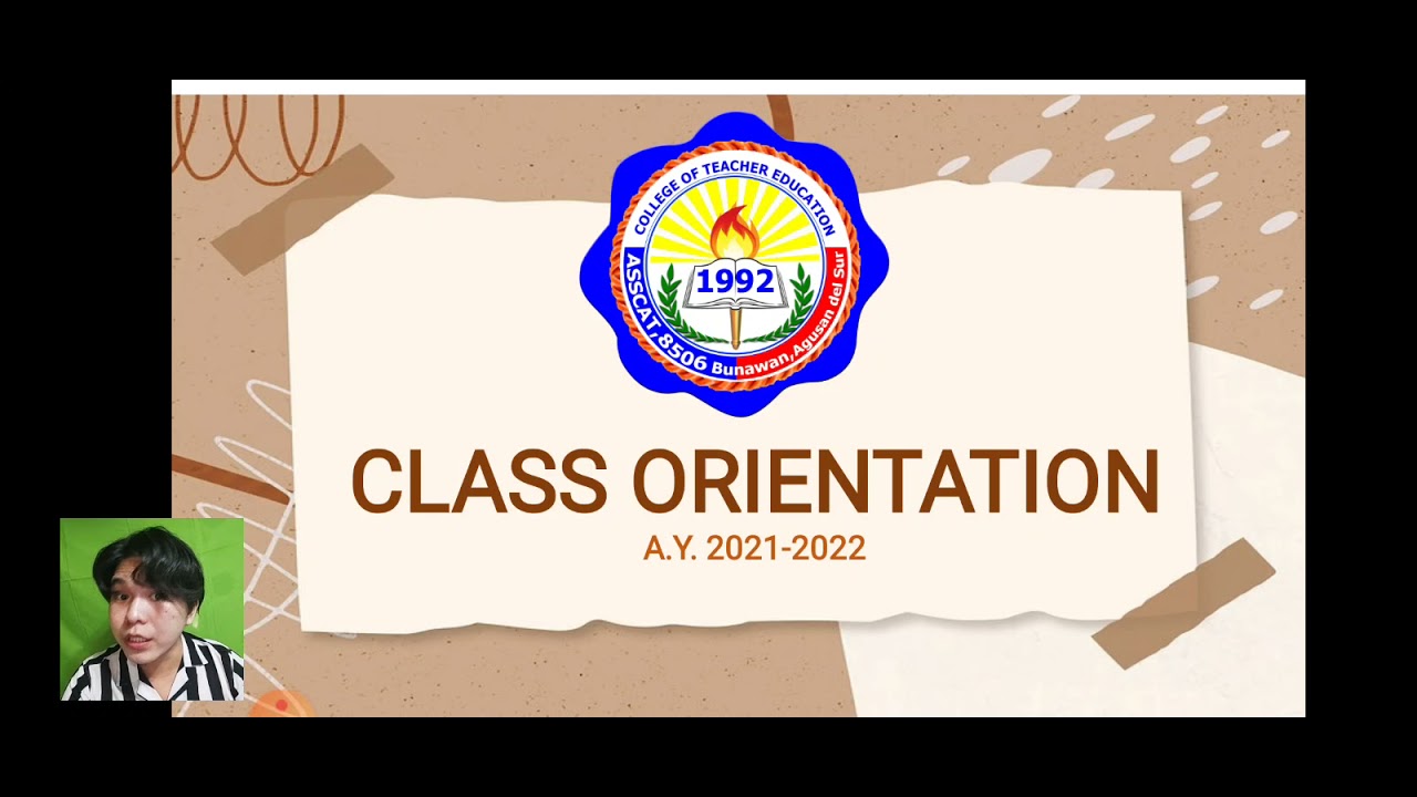 PCK5 l CLASS ORIENTATION l 2021-2022