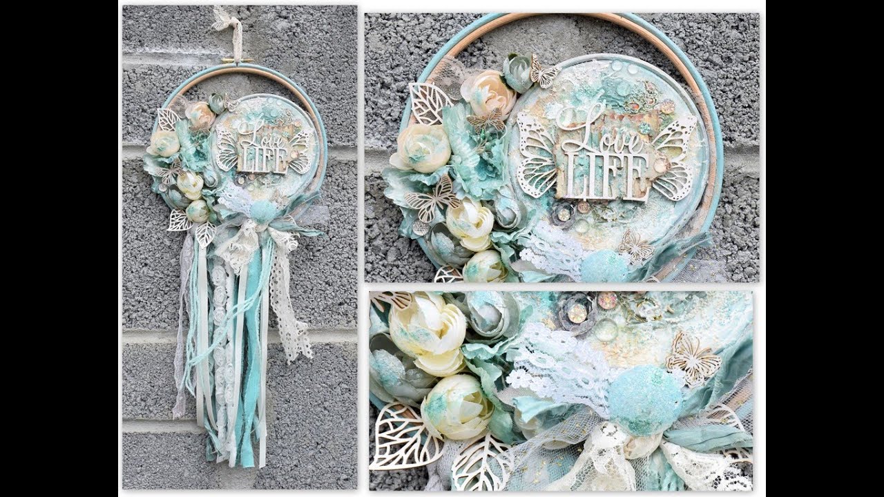 A mixed media dreamcatcher by TandiArt