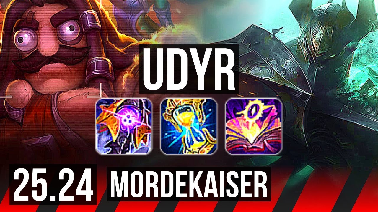 UDYR vs MORDEKAISER (TOP) | 9/1/7 | KR Grandmaster | 25.24