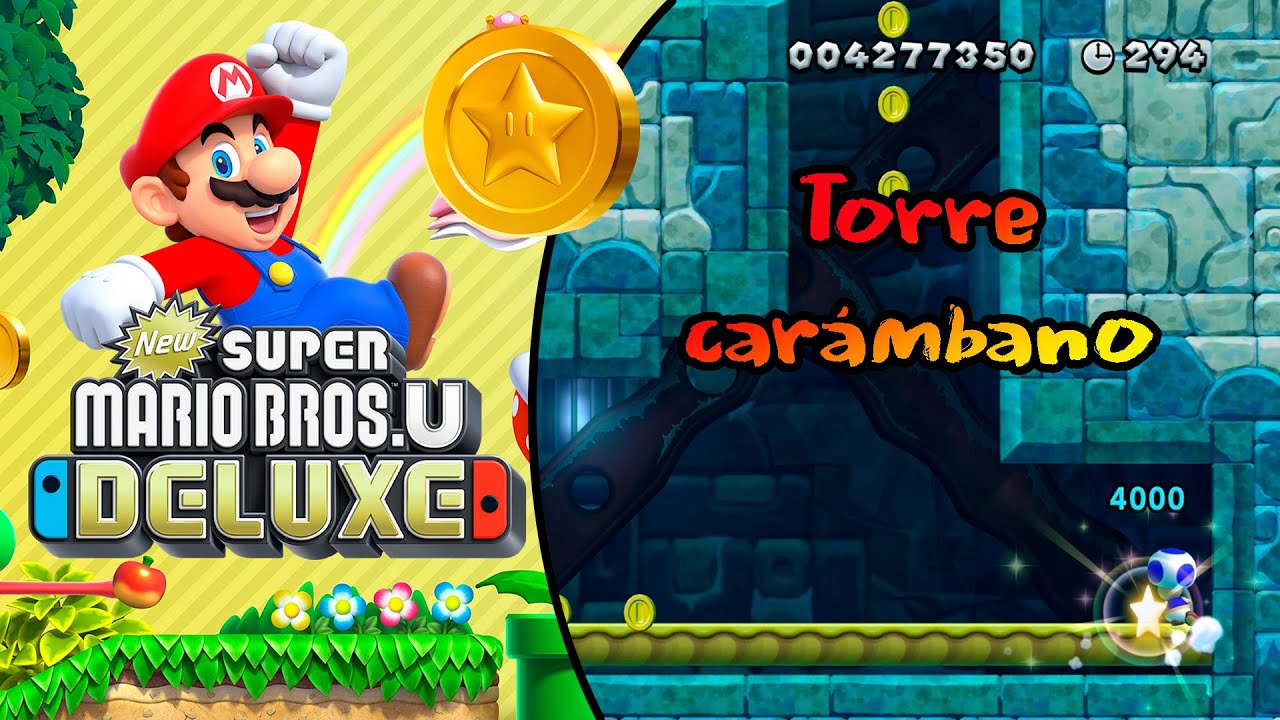 Torre carámbano - Guía de Monedas Estrella - New Super Mario Bros U Deluxe