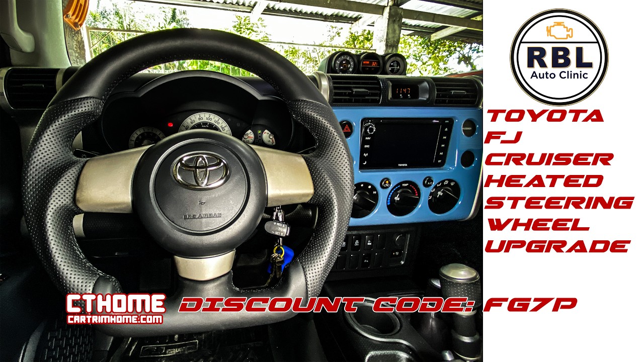 Установка подогрева рулевого колеса на Toyota FJ Cruiser от Carrimhome.