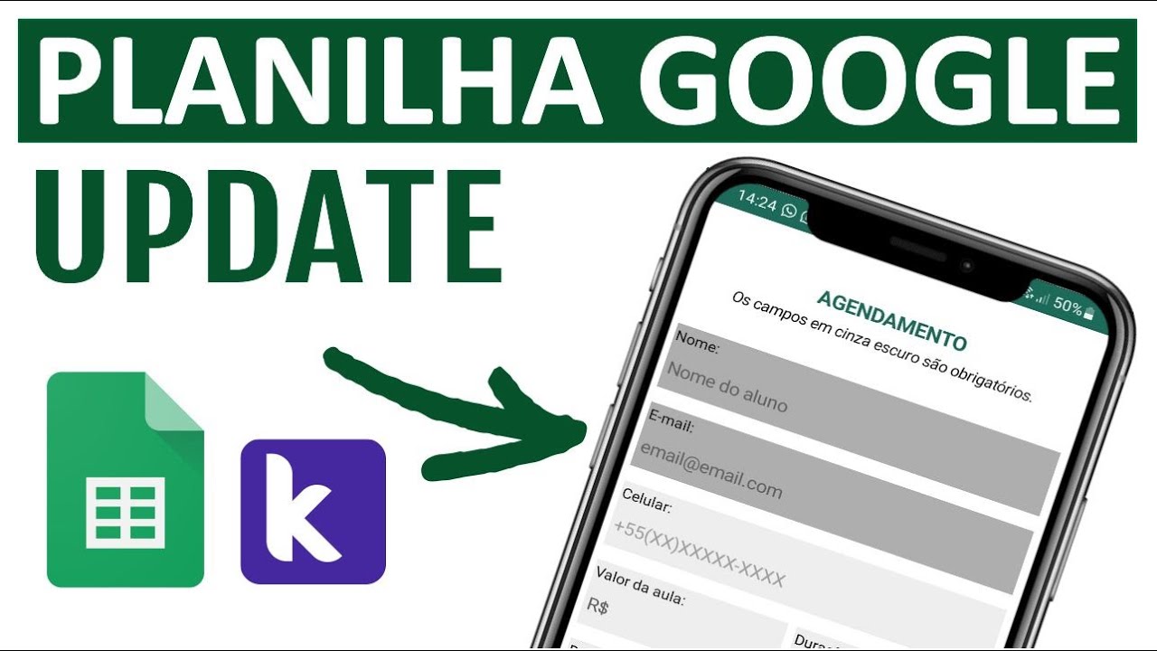 Google Sheets: Alterar Dados, Update Linha [ Kodular, Niotron, App Inventor]