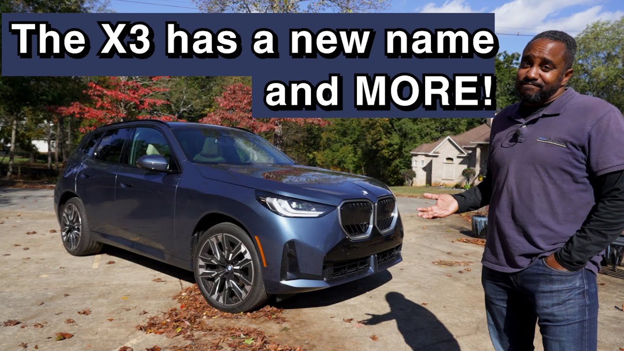 BMW's new X3 has a new name and more! - Review