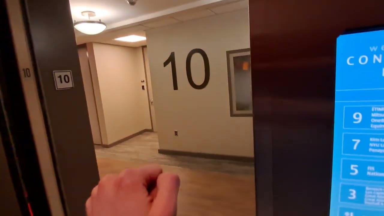 Modded Westinghouse Traction Touchscreen elevators at 411 Hackensack Avenue, Hackensack, NJ