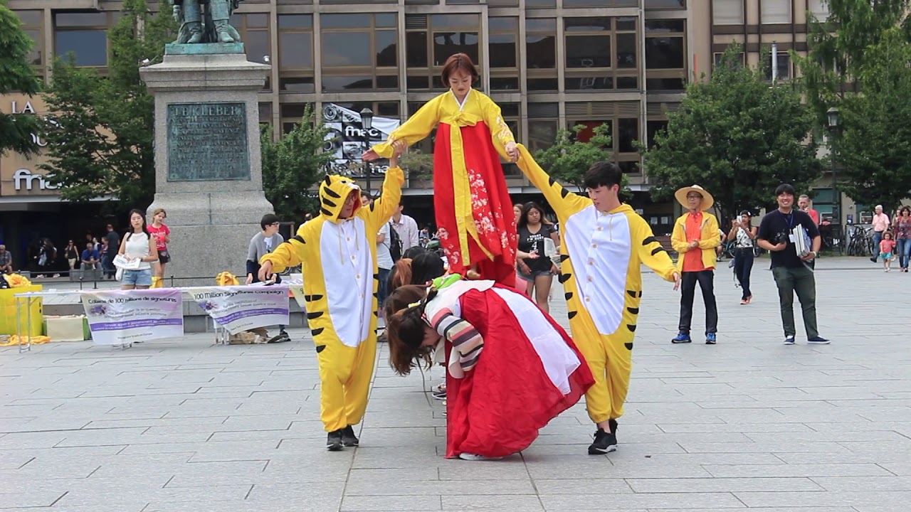 희망나비 7기 유럽평화기행 '나비의 꿈' 셔플아리랑 in Strasbourg