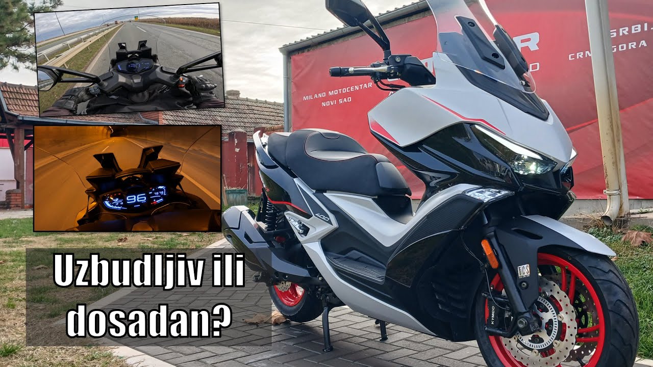 Test skutera - Kymco Xciting 400 VS (2024) - prvi utisak! (Eng.sub)