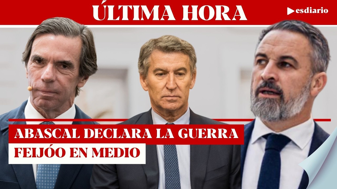 #ÚLTIMAHORA Abascal declara la guerra a Aznar: y mete a Feijóo en medio del fuego cruzado