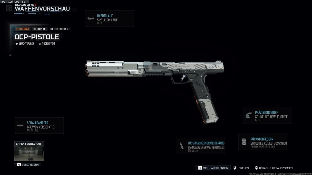 COD BO7 Multiplayer#052 OCP Pistole 