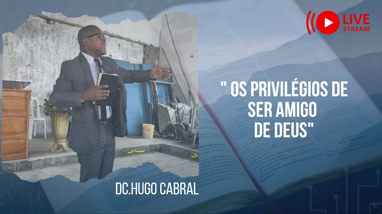 live com o tema os privilégio de ser amigo de Deus 🙏🙏🙏🙏🙏🙏🙏🙏