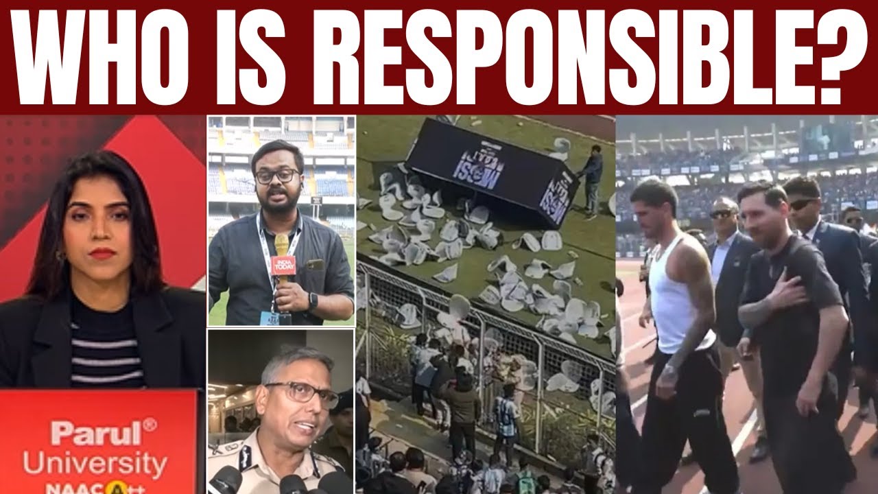 Lionel Messi G.O.A.T tour - Kolkata police promise action after fiasco at Salt Lake |Sports Today