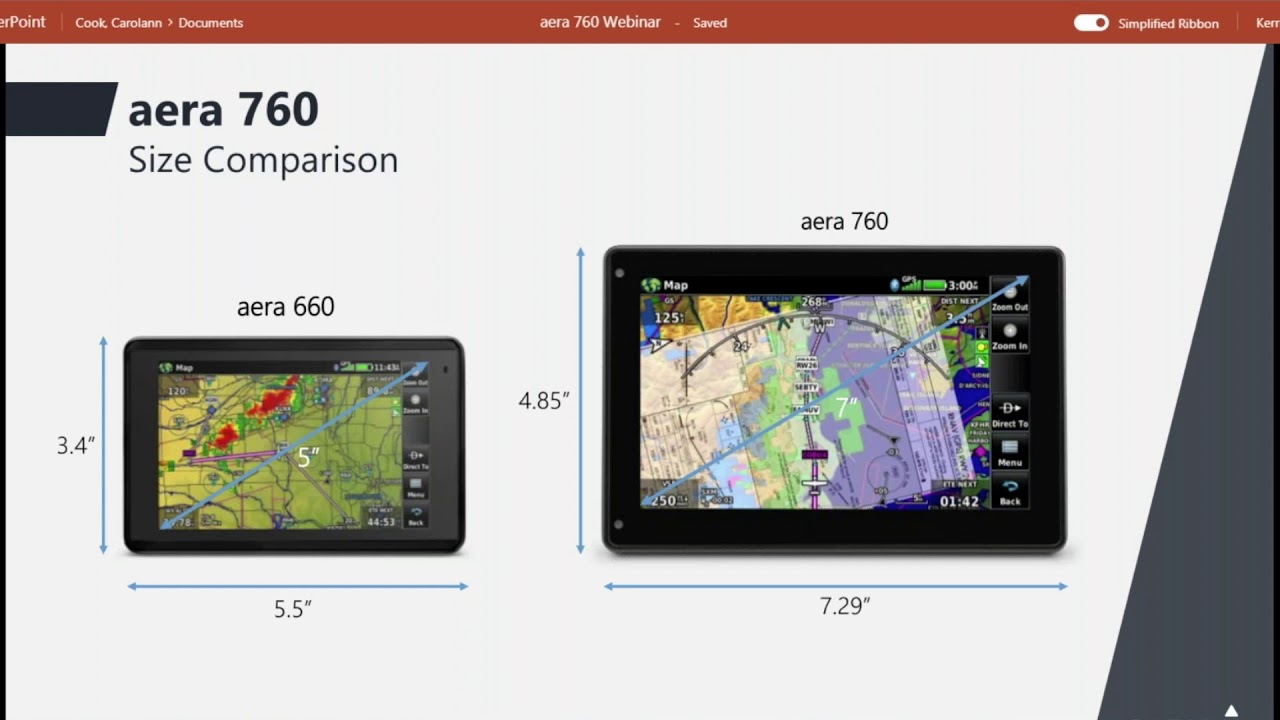 Garmin new product update - aera 760 GPS, GI 275, GPS 175, and more (webinar recording)