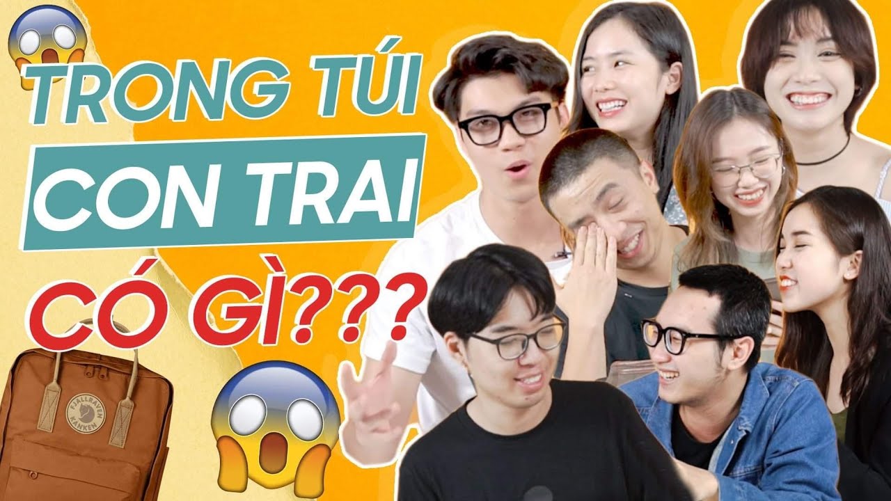 󠀀󠀀Lục túi con trai Schannel: Cũng nhiều đồ không kém con gì con gái?