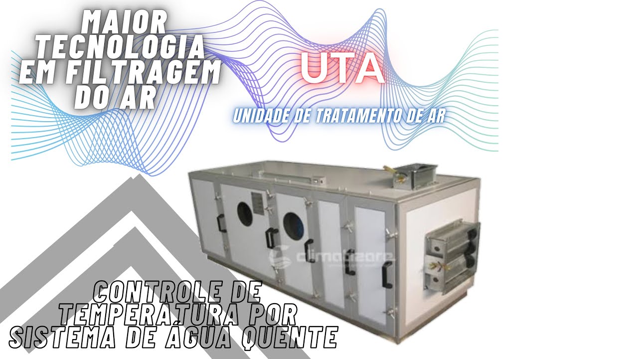 UTA - unidade de tratamento de ar . chiller de água quente explico um pouco sobre esses equipamentos