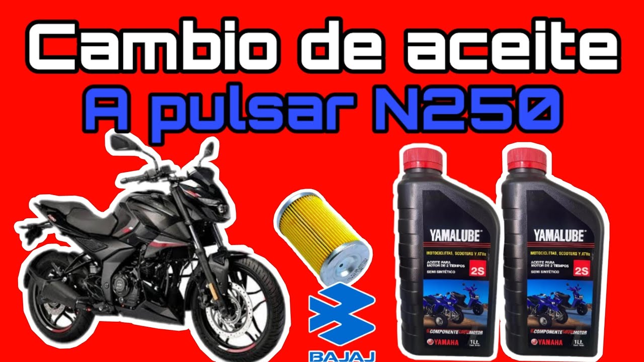 Como hacer el cambio de aceite a Pulsar N250 // Tutorial