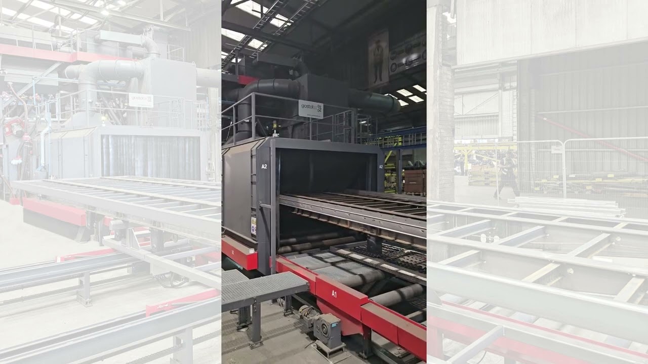 Roller conveyor machine with cross conveyor system