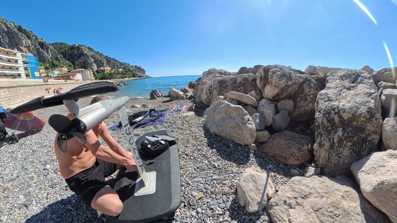 LCS LIFT5 Setup time vs. standard efoil Setup with tools on the beach.