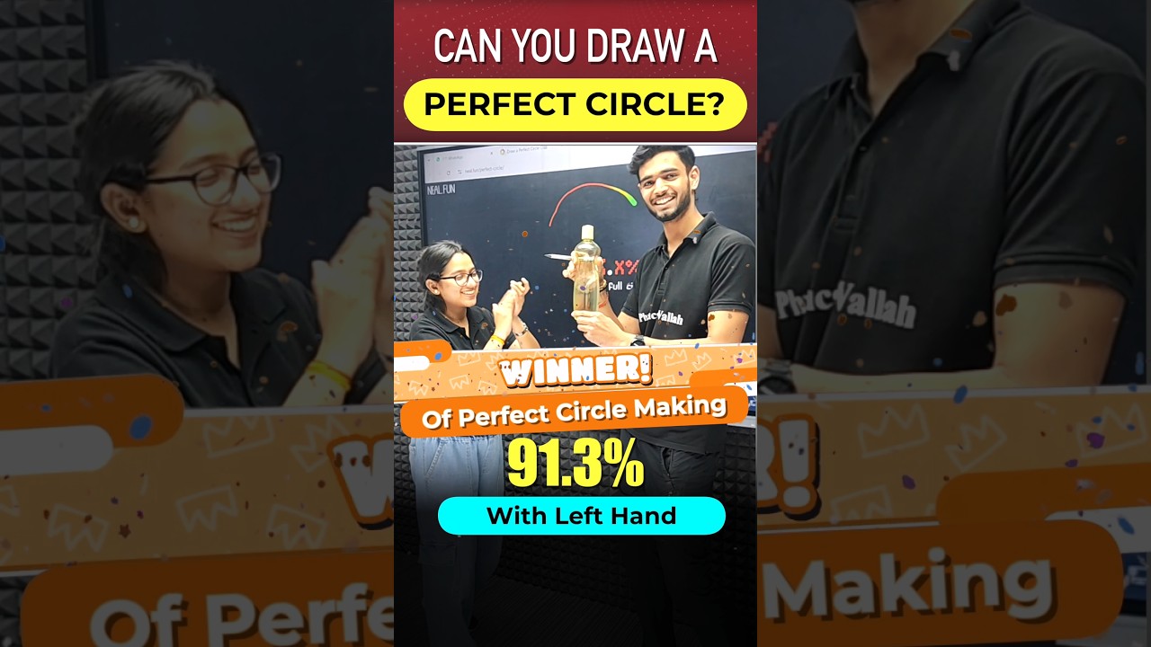 The Perfect Circle! 🔥🤩 #PW #Shorts
