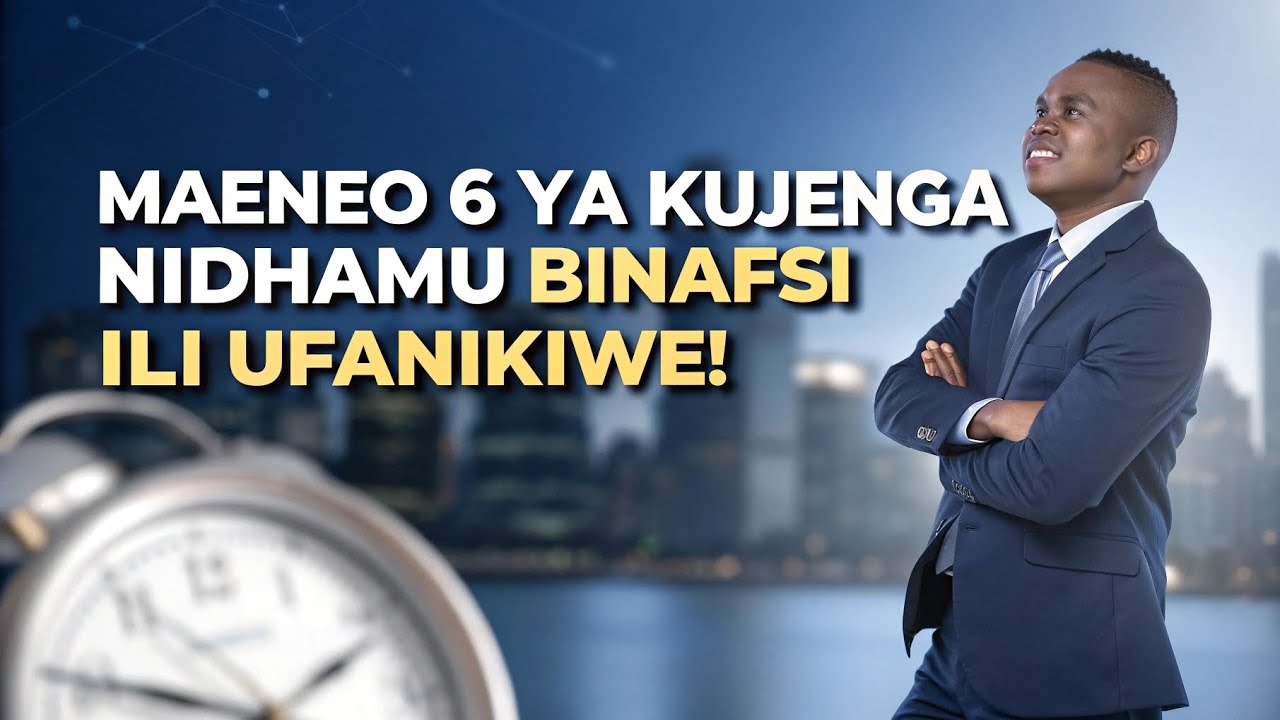 Nidhamu Binafsi: Siri ya Watu Waliofanikiwa Kifedha na Kimaisha.