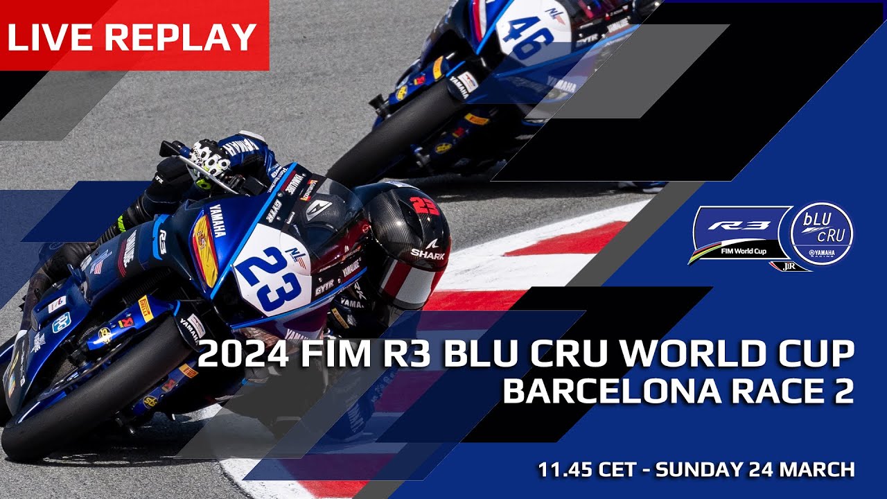 FIM R3 bLU cRU World Cup Live Replay - Round 1, Race 2, Barcelona