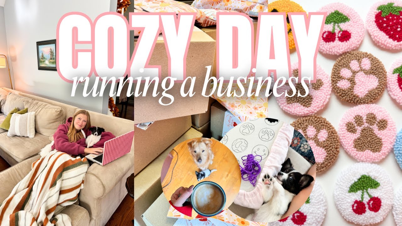 Practicing cozy productivity as a small business owner 🍂