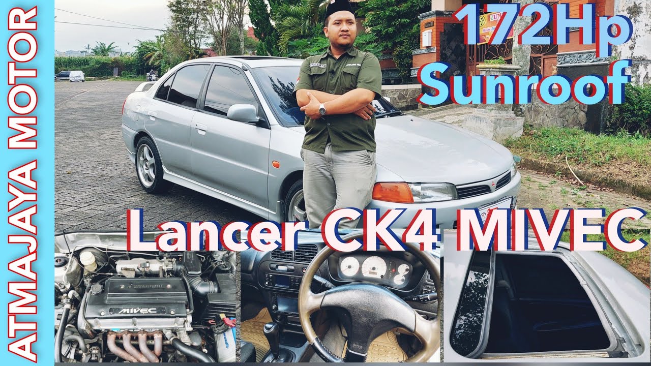 Mitsubishi Lancer CK4 Mivec 1997 CBU not Evolution IV | Review Edukasi Sedan Sport th90an | Atmajaya