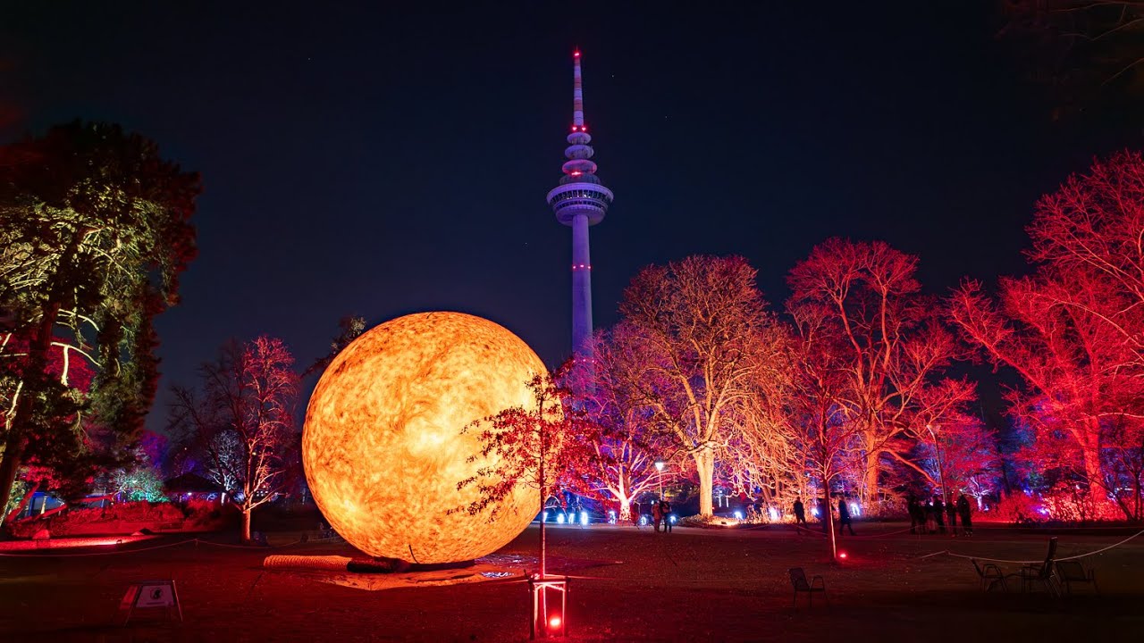 Mannheim Luisenpark Winterlichter 2025