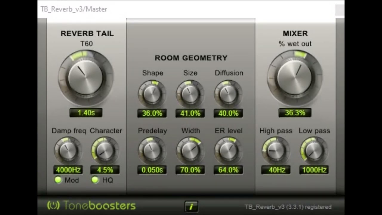 TB Reverb by Tone Boosters