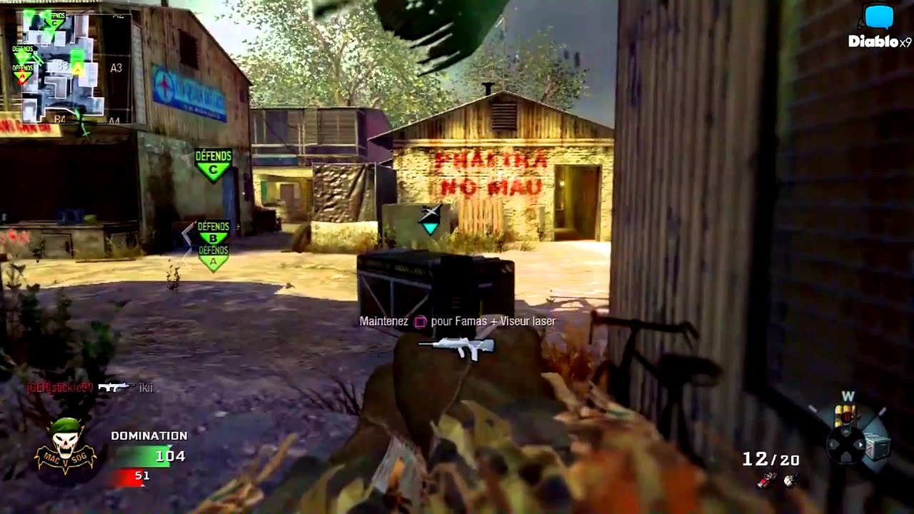 Domination sur Cracked au AK-74u (silencieux) commentée [HD]
