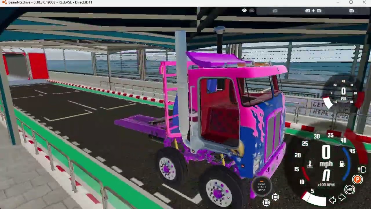 Car Jump Arena/trucks tractors and busses