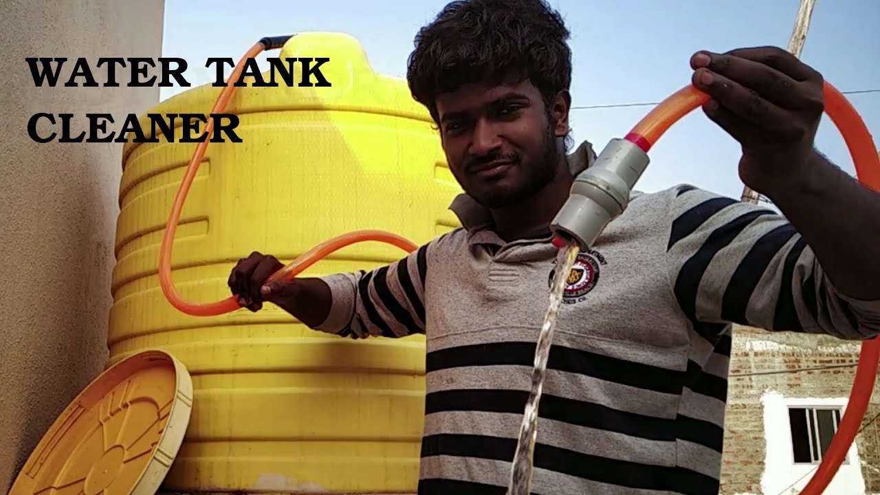पानी की टंकी क्लीनर - Water tank cleaner - Low cost - Simple DIY