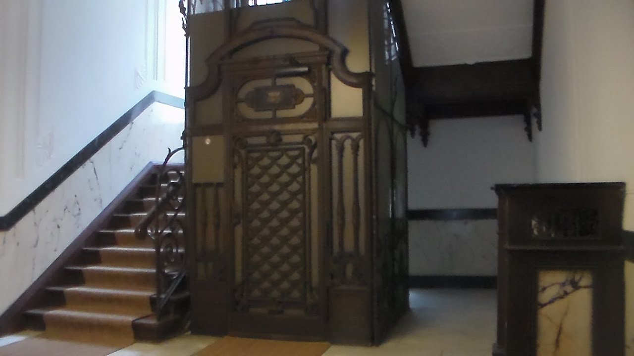 Three J. P. Diem elevators from 1899-1900 in Berlin Charlottenburg, Germany
