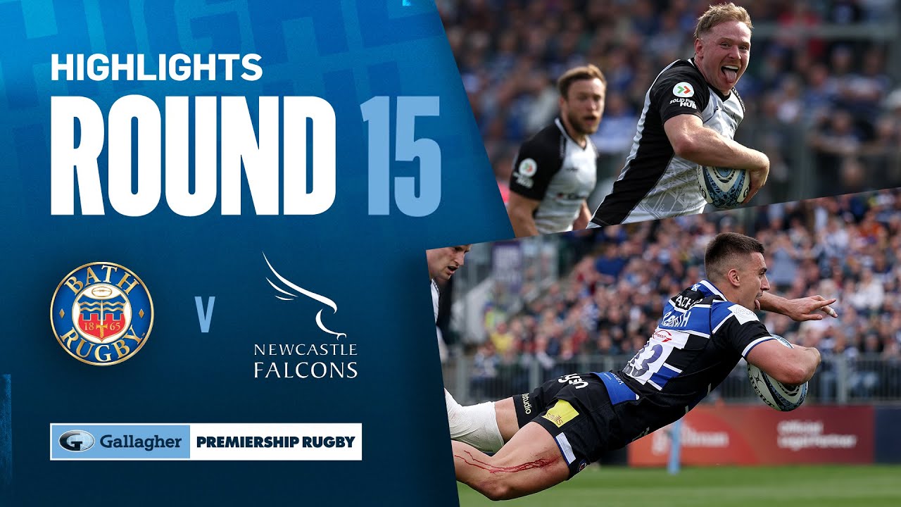 Bath v Newcastle - HIGHLIGHTS | Irish Youngster Sines | Gallagher Premiership 2024/25