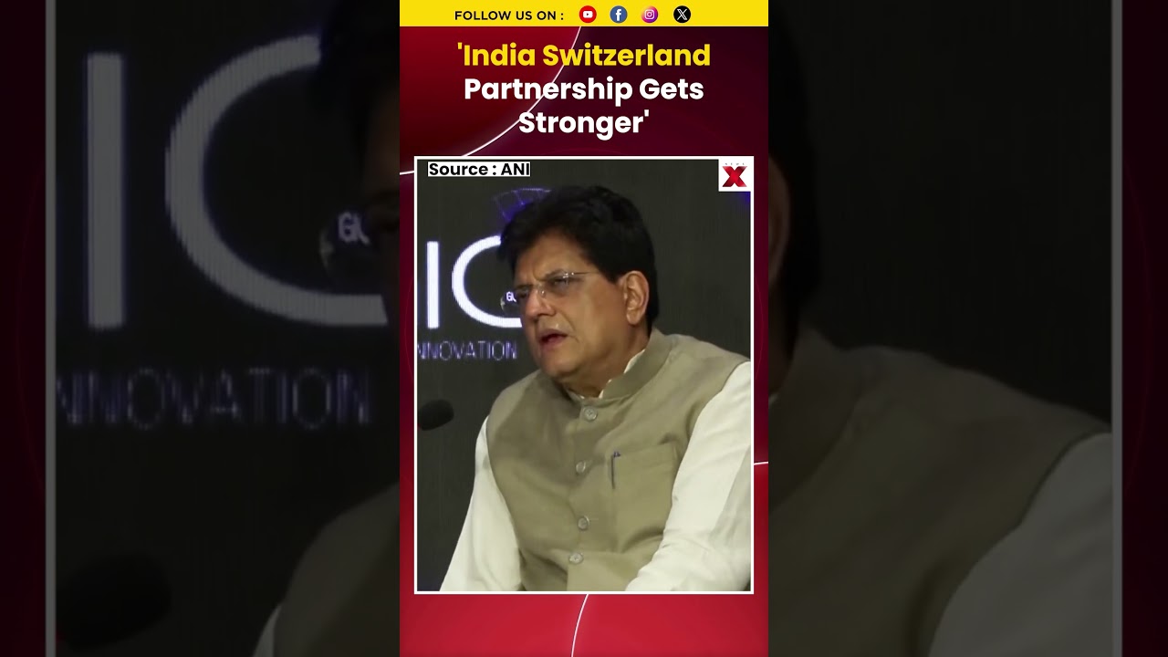 #mustwatch Piyush Goyal Highlights India-Switzerland Partnership at Global Innovation Summit
