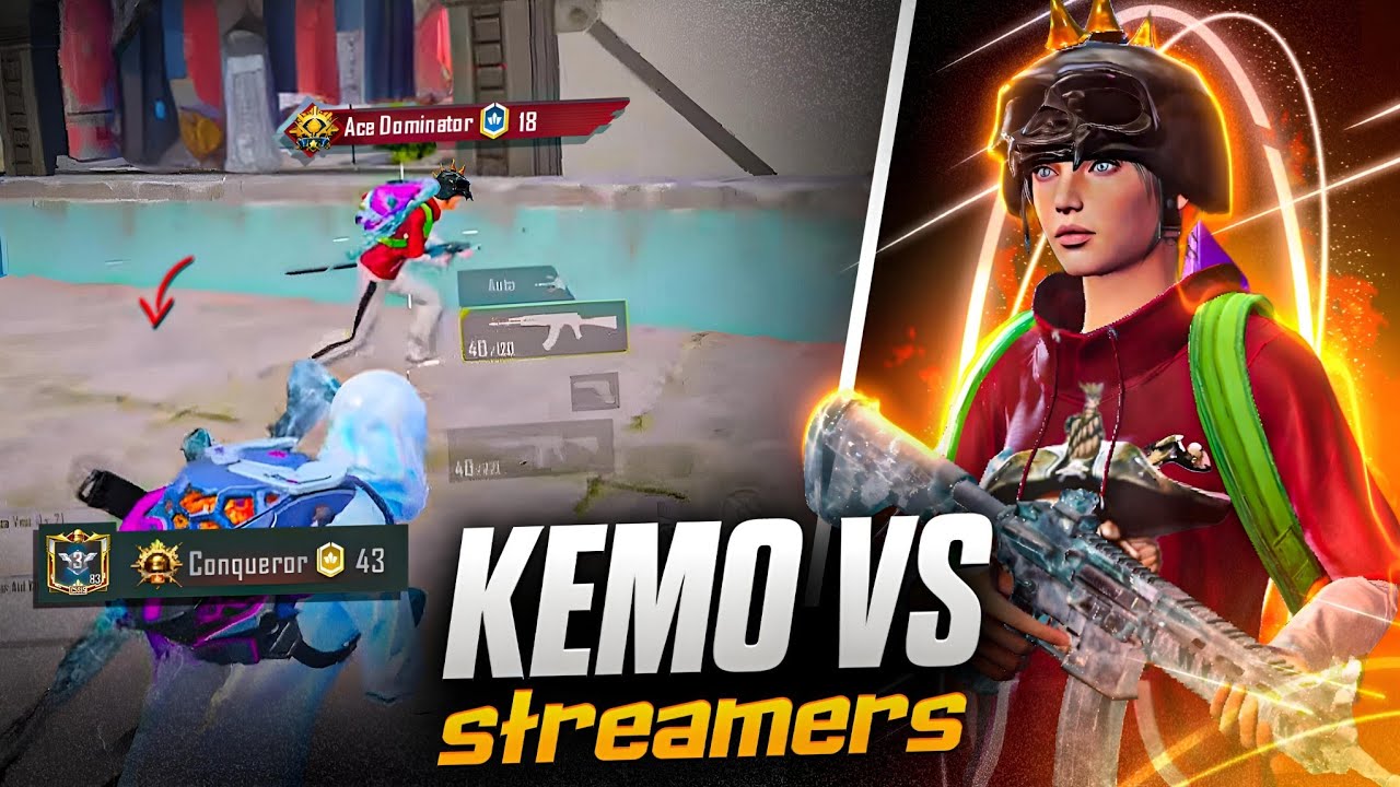 KEMO vs India's Top.2 Conqueror Ranking! | BGMI 🔱