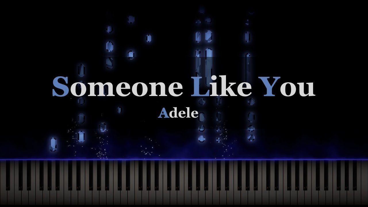 Adele - Someone Like You | piano cover with lyrics