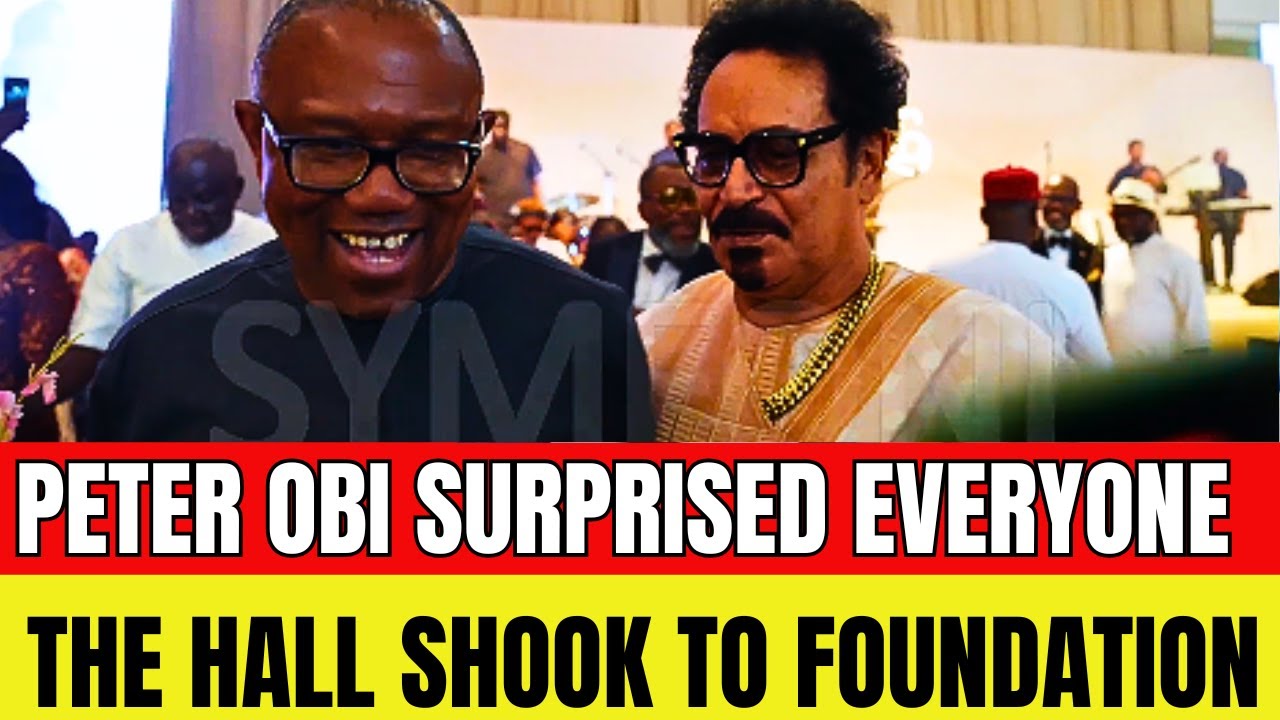 APPEARANCE OF PETER OBI SHOOK THE HALL - OBI IN ACTION: HAPPY BIRTHDA @ 64 TO MR PETER OBI