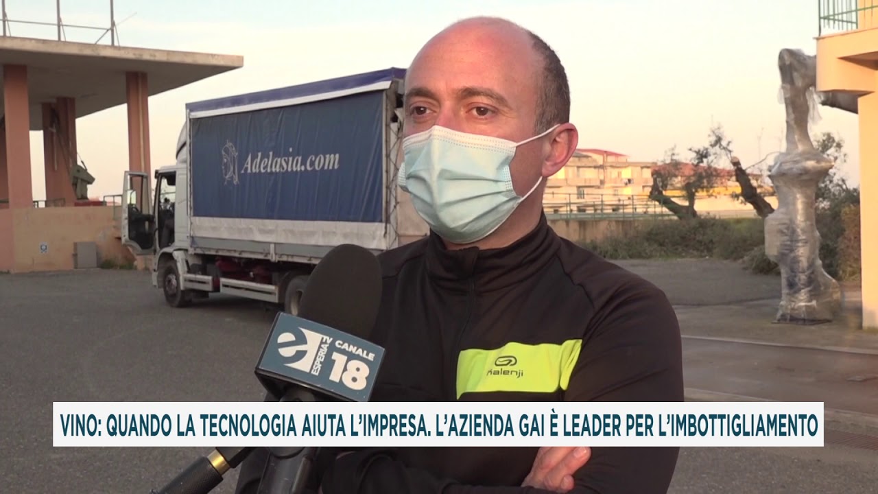 VINO: QUANDO LA TECNOLOGIA AIUTA L’IMPRESA  L’AZIENDA GAI È LEADER PER L’IMBOTTIGLIAMENTO