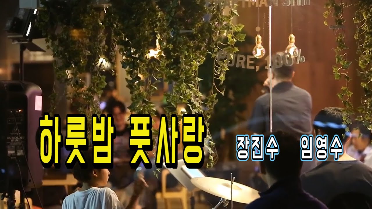 손인호 - 하룻밤 풋사랑  색소폰 장진수 기타 임영수  [백운 TV]   HD