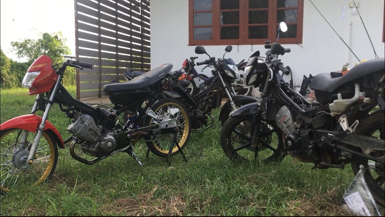 เทคนิควางเครื่องcbr150แบบง่ายๆ ใส่โซนิคตัวใหม่-เก่า
