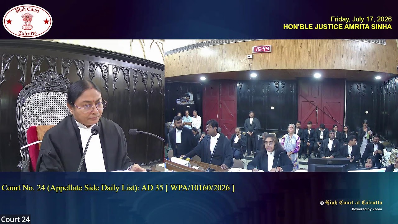 17 July 2026 | Court No. 24 | Live Streaming of the Court proceedings