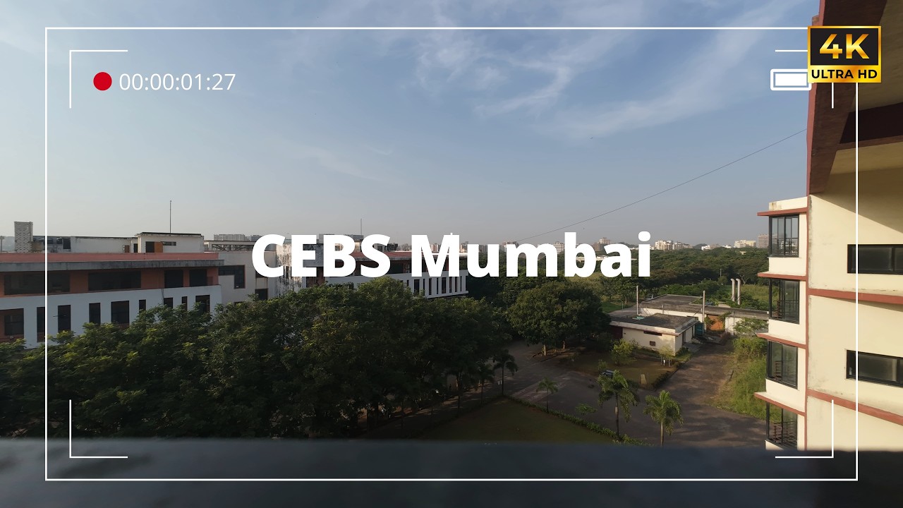 4K Terrace View of CEBS & University of Mumbai Campus #cebs #mumbaiuniversity #umdae